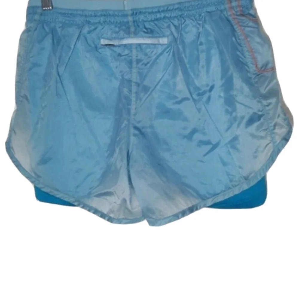 Nike Women's Icon Clash Tempo Luxe Mid-Rise Running Shorts Adjustable Drawstring
